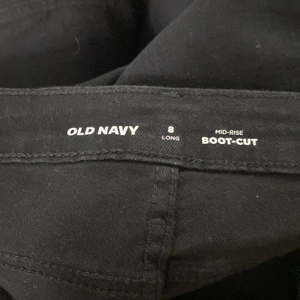 Black bootcut women’s jeans size 8